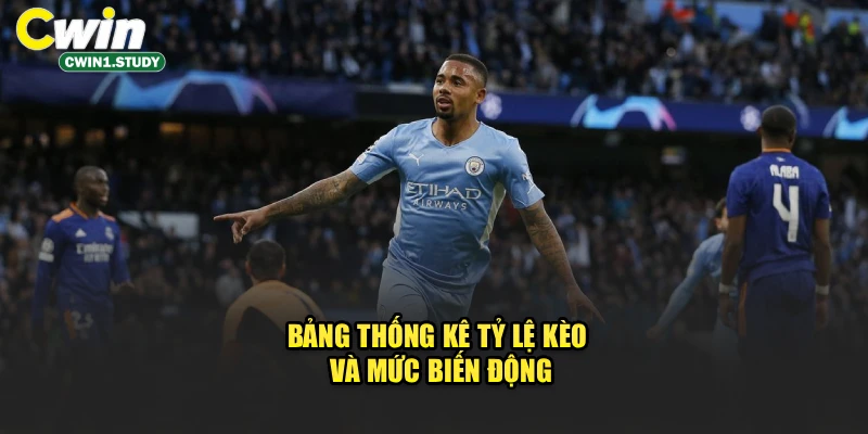 Bảng thống kê tỷ lệ kèo và mức biến động