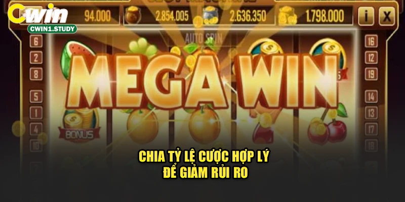 Chia tỷ lệ cược hợp lý để giảm rủi ro