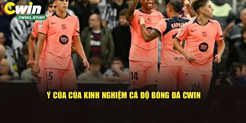 Ý của của kinh nghiệm cá độ bóng đá cwin