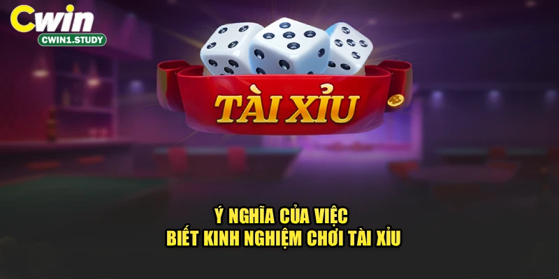 Ý nghĩa của việc biết kinh nghiệm chơi Tài Xỉu